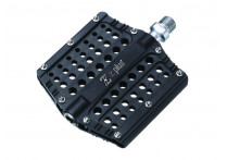 Z plus z-1106, dh/bmx/fix-gear. материал: алюминий, cnc-обработка, ось cr-mo, сменные пины, промподшипники. размер: 100х100х18мм. вес: 386г. цвет: чёрный