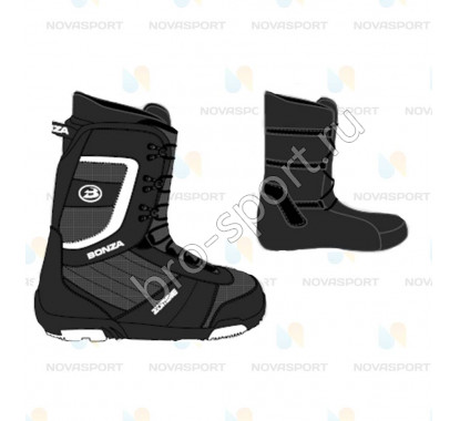 Сноубордические ботинки Bonza Zombie women white/grey