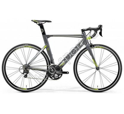 Велосипед Merida REACTO 400 Matt Grey (Silver/Green) 2018