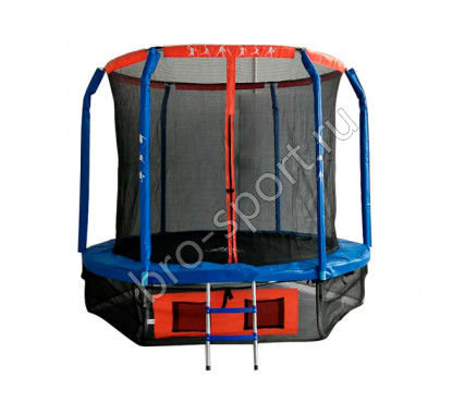Батут DFC JUMP BASKET 12ft внутр.сетка, лестница (366cм)